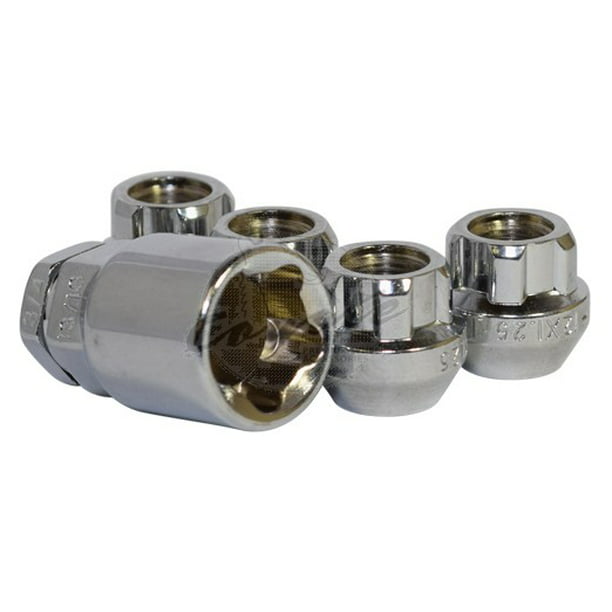 20pcs Chrome 14mm X 1.50 Wheel Lug Nuts fit 2011 GMC Sierra 2500 HD May Fit OEM Rims Buyer Needs to Review The spec 